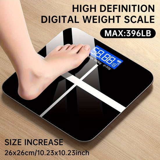 UltraWide Digital Bathroom Scale 396 lbs LED Display