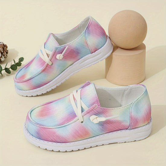 Girls Lightweight Canvas Loafers  AllSeason Casual Sneakers