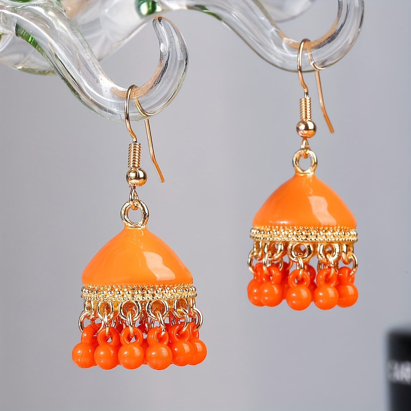 Retro Lantern Jhumka Earrings with Faux Pearls  Perfect for Daily or Party Wear