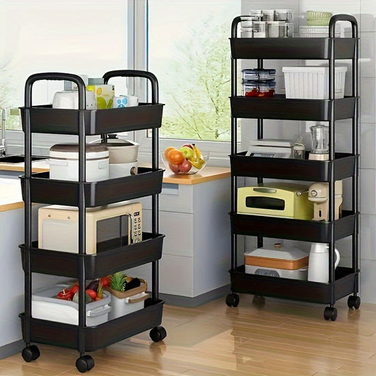 Versatile MultiStorey Trolley Shelf for Home  Camping