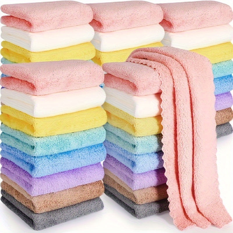 20Pack Soft Absorbent Bathroom Washcloths 98 Square