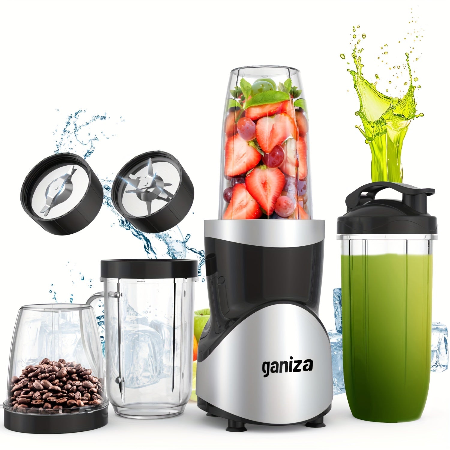 Ganiza 15Piece Blender 900W Smoothie  Grinder Set