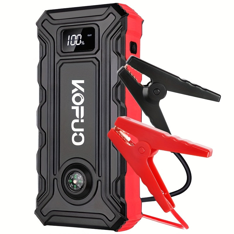 KOPUO DualStart Car Starter with USB  LED Compass