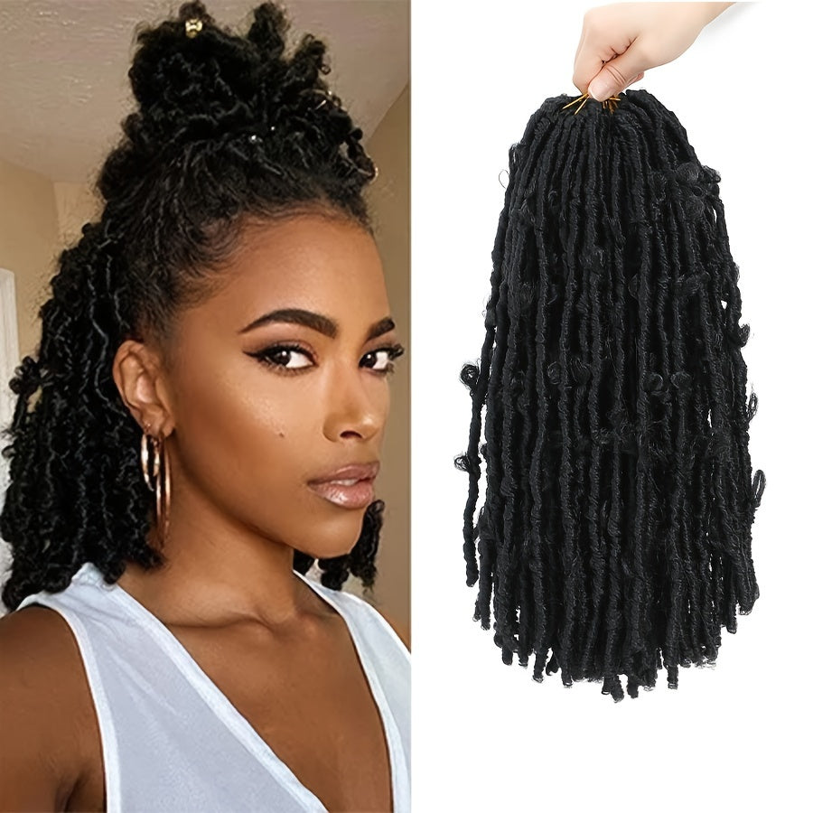 Lightweight 14 PreTwisted Butterfly Locs Crochet Hair Extensions