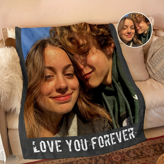 Custom Photo Blankets  Perfect Couples  Birthday Gift