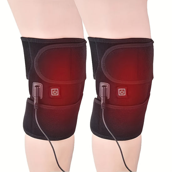 Wireless USB Rechargeable Knee Massager with Heat  Vibration